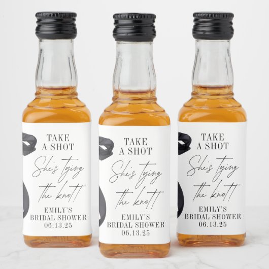 Sie zähmt das Gastgeschenk des Knotens-Brautparty Alkoholflaschenetikett (Flaschen)