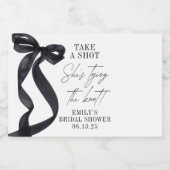 Sie zähmt das Gastgeschenk des Knotens-Brautparty Alkoholflaschenetikett (Einzelnes Label)