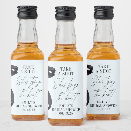 Sie zähmt das Gastgeschenk des Knotens-Brautparty Alkoholflaschenetikett (Flaschen)