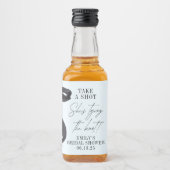 Sie zähmt das Gastgeschenk des Knotens-Brautparty Alkoholflaschenetikett (Vorderseite)