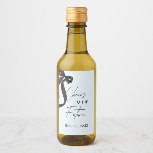 Sie zähmt das Gastgeschenk des Knotens-Brautparty Weinetikett (Vorderseite)