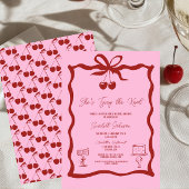 Sie zähmt das rote Brautparty des Knot-Bows Einladung