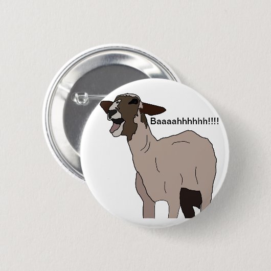 Sie Ziege, zum ich zu scherzen! Button (Vorne & Hinten)