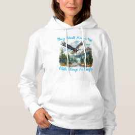 Sie ziehen sich mit Flügeln als Adler auf Hoodie