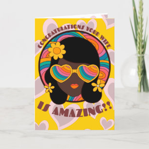 Sie zu ihr, Gay, Black Ehefrau Valentinstag Feiertagskarte