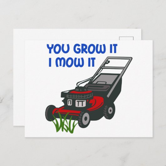 Sie züchten es postkarte (Vorne/Hinten)