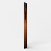 Siebblechmuster Schwarz bis Kupfer Fade Case-Mate iPhone Hülle (Hinten/Links)
