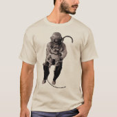 Siebe Gorman Taucher mit Tauchsturzhelm T-Shirt (Vorderseite)