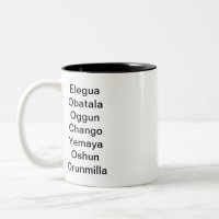 Sieben afrikanische Power Tasse