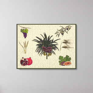 Sieben Arten Leinwanddruck