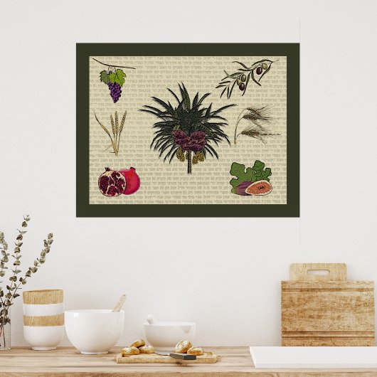 Sieben Arten Poster (Küche)