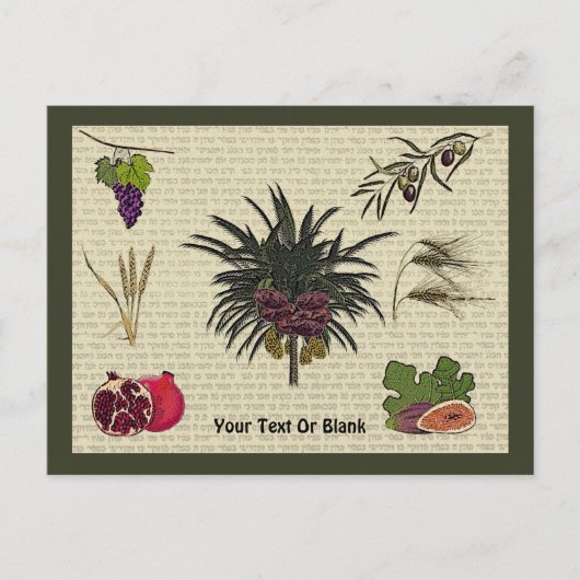 Sieben Arten Postkarte (Vorderseite)