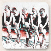 Sieben Beauty Pals Untersetzer (Vorderseite)