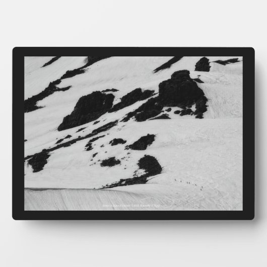 Sieben bis zum Gipfel Fotoplatte (Vorderseite)