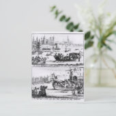 Sieben Bischöfe: 1688 zum Tower Postkarte (Stehend Vorderseite)