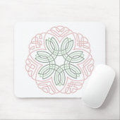 Sieben Blumen-Knoten Mousepad (Mit Mouse)