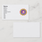 Sieben Chakras Farben Visitenkarte (Vorne/Hinten)