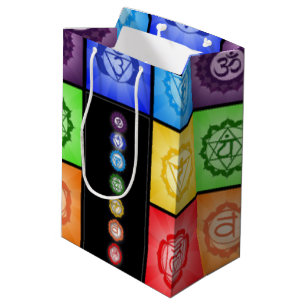 Sieben Chakras Meditation Mittlere Geschenktüte