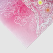 Sieben Chakras rosa Dame Seidenpapier (Ausschnitt)