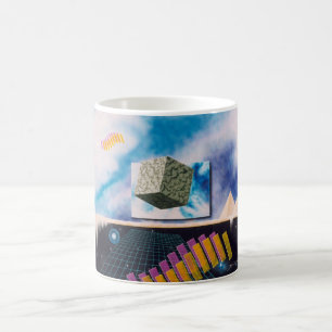 Sieben Dimensionen Kaffeetasse
