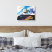 Sieben Dimensionen Leinwanddruck (Insitu (Schlafzimmer))