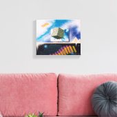 Sieben Dimensionen Leinwanddruck (Insitu (Wohnzimmer))