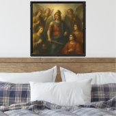 Sieben Engel Leinwanddruck (Insitu (Schlafzimmer))