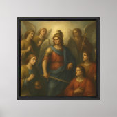 Sieben Engel Leinwanddruck (Vorderseite)