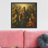 Sieben Engel Leinwanddruck (Insitu (Wohnzimmer))