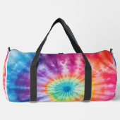 Sieben-Farben-Tie-Dye-Vortex-Monogramm personalisi Duffle Bag (Vorderseite)