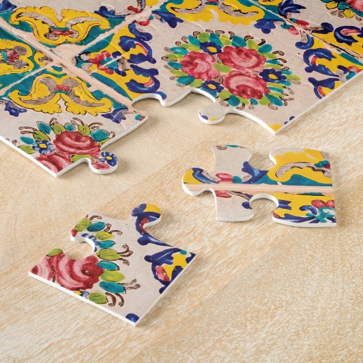 Sieben-Farbeperserfliese Puzzle (Seite)