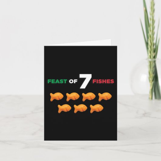 Sieben Fische Karte (Vorderseite)