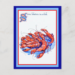 Sieben Geburtshelfer Postkarte