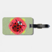 Sieben-Gepunktete Ladybug Gepäckanhänger (Rückseite horizontal)