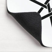 Sieben gezeigter Stern Mousepad (Ecke)