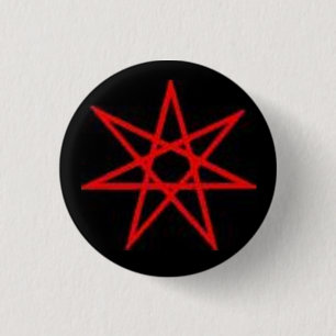 Sieben gezeigter Stern - Otherkin Button