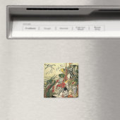 Sieben Götter des Guten Glücks Hokusai Kunstkunst Magnet (In Situ (Geschirrspüler))