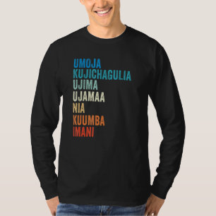 Sieben Grundsätze von Kwanzaa 1 T-Shirt