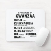 Sieben Grundsätze von Kwanzaa glücklich über Kwanz Mousepad (Mit Mouse)