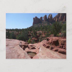 Sieben heilige Pools in Sedona Arizona Postkarte