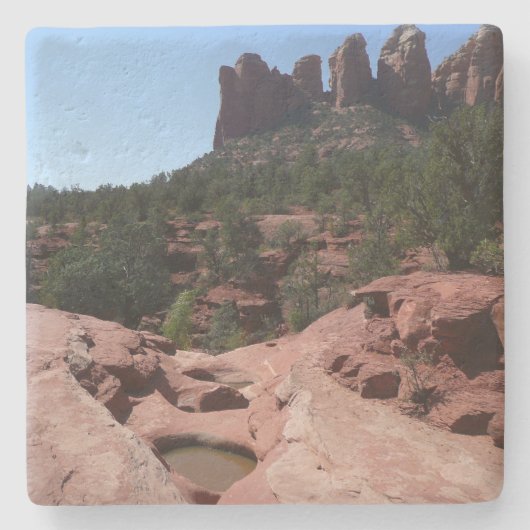 Sieben heilige Pools in Sedona Arizona Steinuntersetzer (Vorderseite)