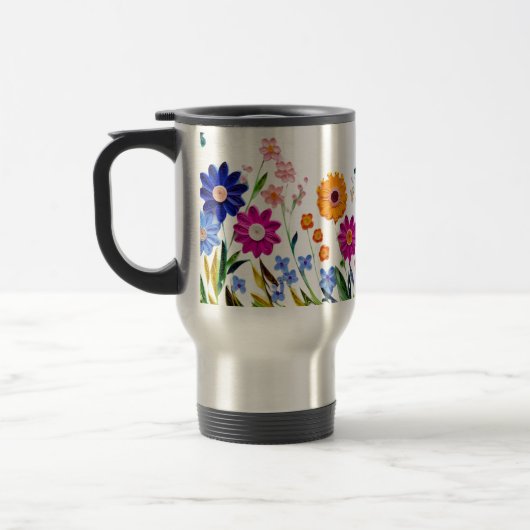 Sieben in Bloom - Tasse der Blumenfantasie ☕ 💐 (Links)