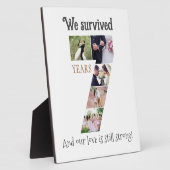 Sieben Jahre Hochzeit Fotoplatte (Seite)