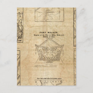 Sieben Karten von New York Herald