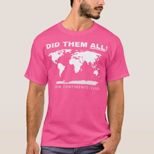 Sieben Kontinente Shirt (Vorderseite)