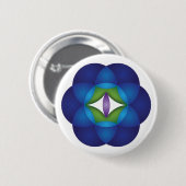 Sieben Kreis-Band-Knopf Button (Vorne & Hinten)