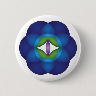 Sieben Kreis-Band-Knopf Button