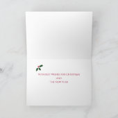 Sieben Labradoren und Weihnachtsbaum Feiertagskarte (Innenseite)