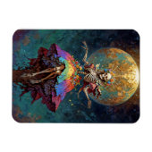 Sieben Mächte Santa Muerte Magnet (Horizontal)