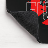 Sieben Mal fallen, acht Mal aufstehen Beharrlichke Mousepad (Ecke)